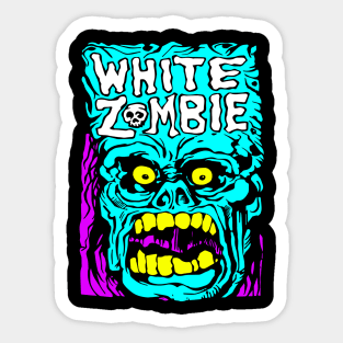 White Zombie Sticker